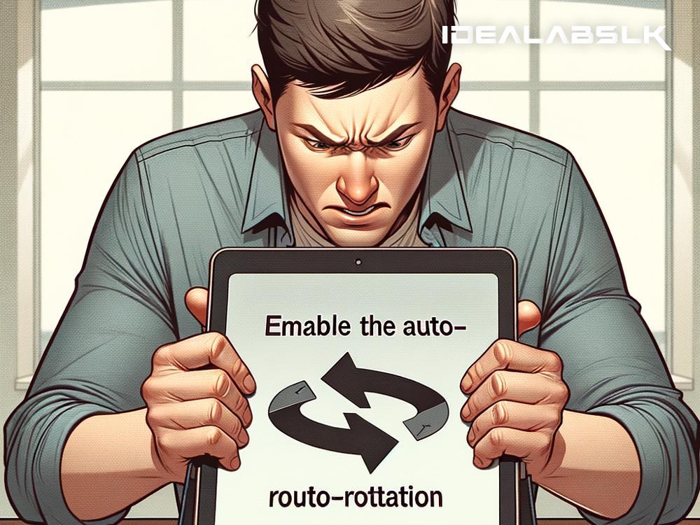 Fixing 'Cannot Enable Auto-Rotation' on Tablets