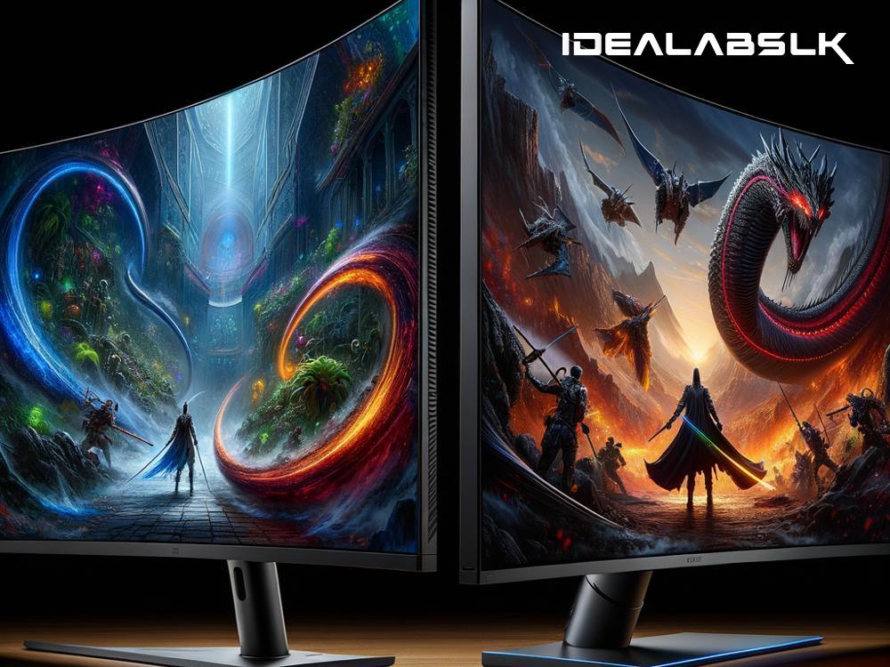 Gaming Monitors Compared: Alienware AW3423DW vs. LG OLED Flex