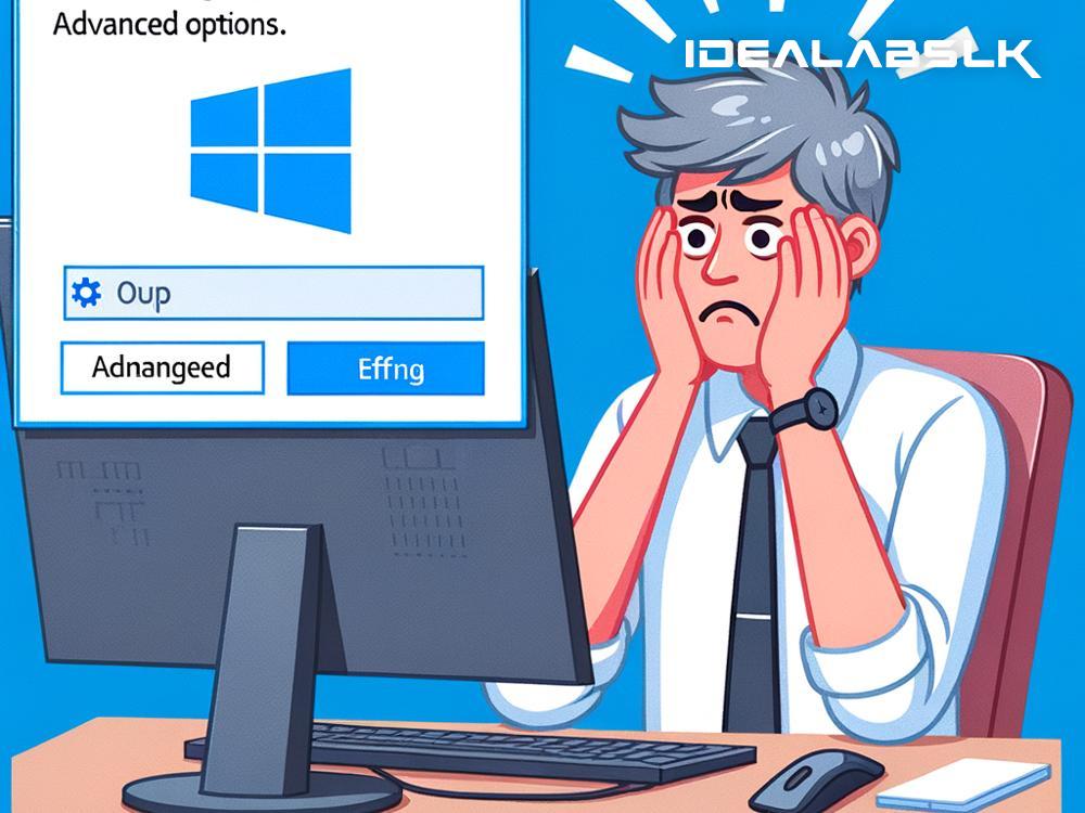 How to Fix 'Cannot Access Advanced Options' on Windows