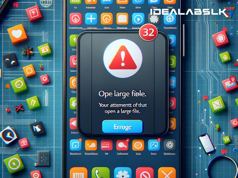 How to Fix 'Cannot Open Large Files on Smartphone'