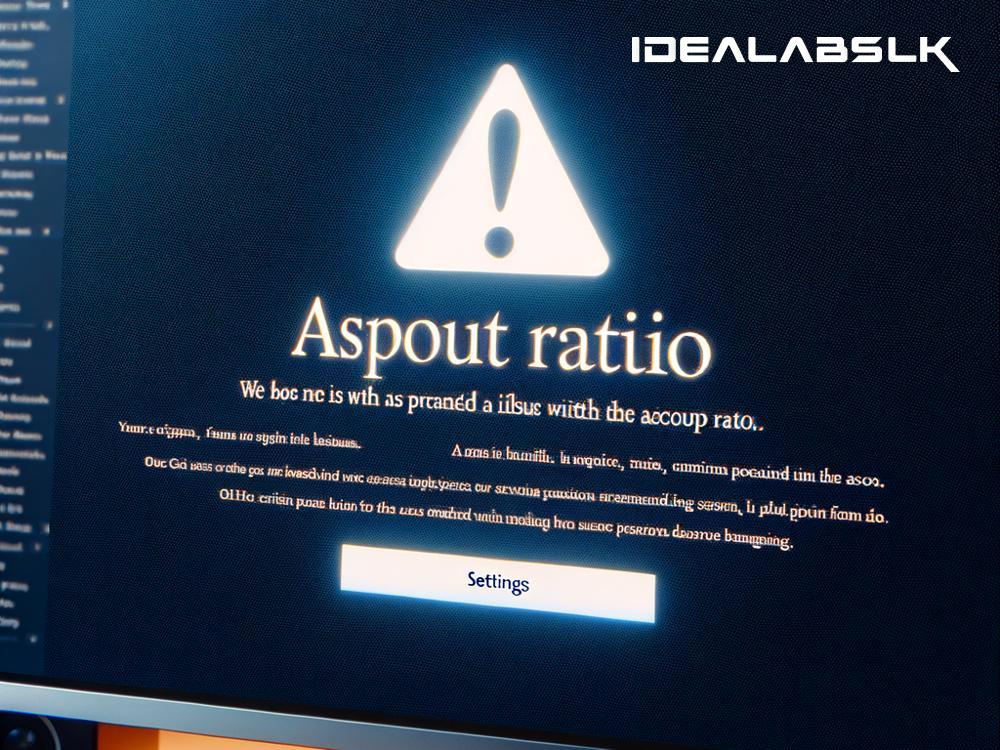 How to Resolve 'Cannot Change Aspect Ratio' on Monitors