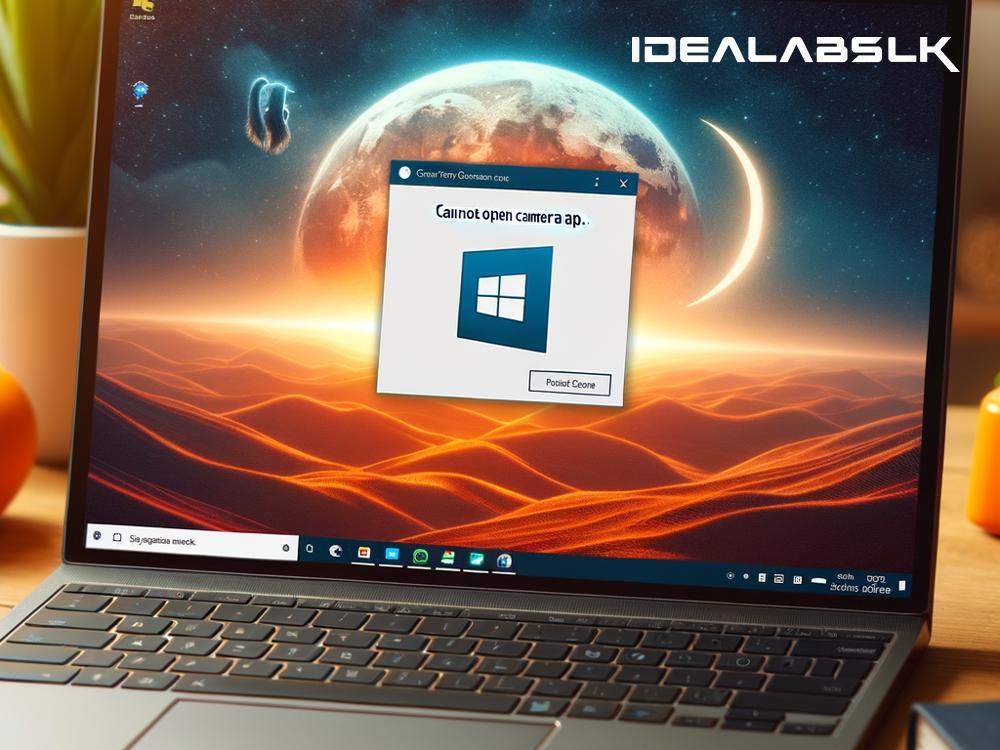 How to Solve 'Cannot Open Camera App on Windows'