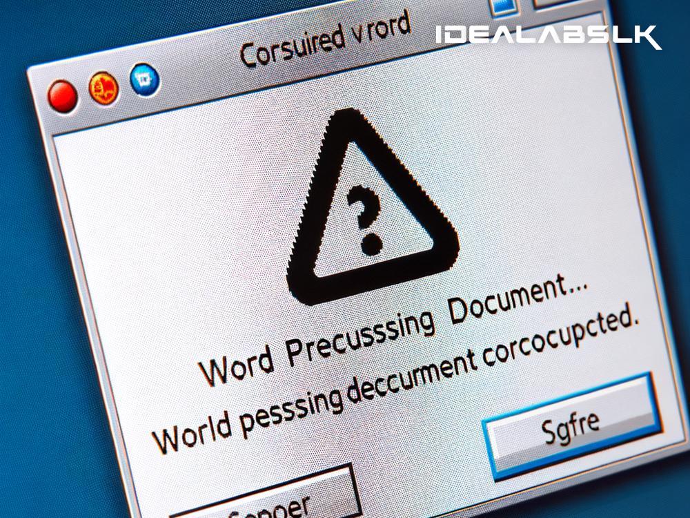 How to Solve 'Microsoft Word Document Corrupt'