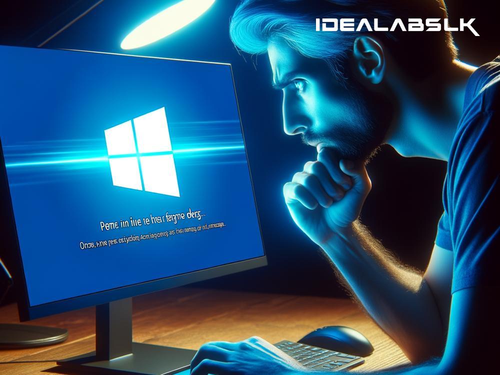 Troubleshooting 'Blue Screen of Death' on Windows 11