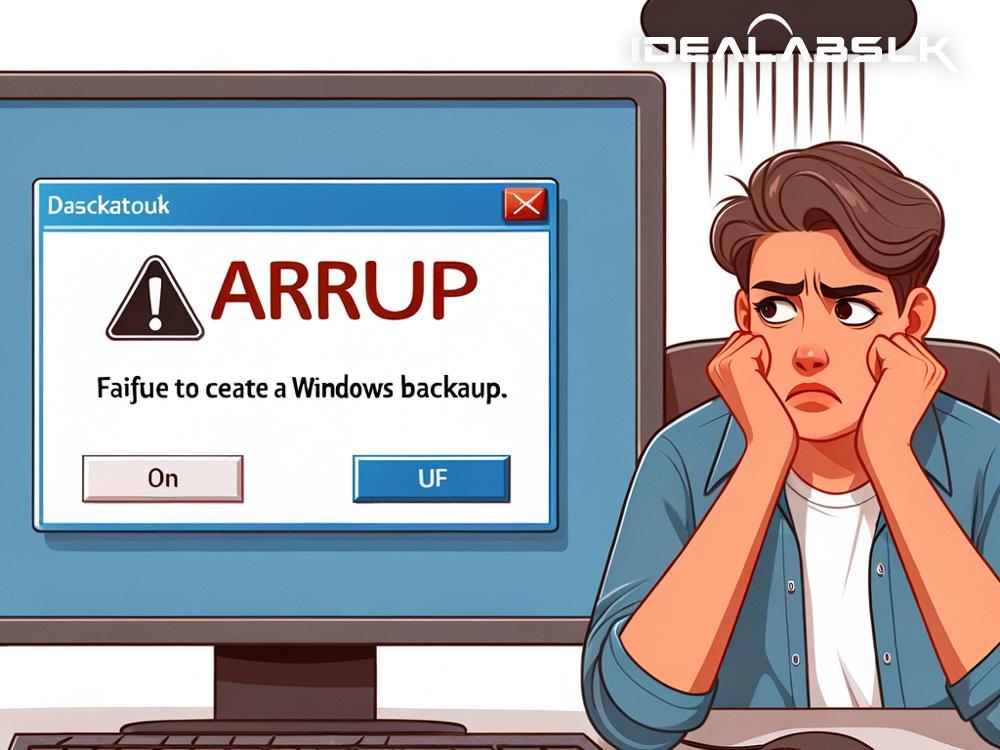 Troubleshooting 'Cannot Create Backup' on Windows