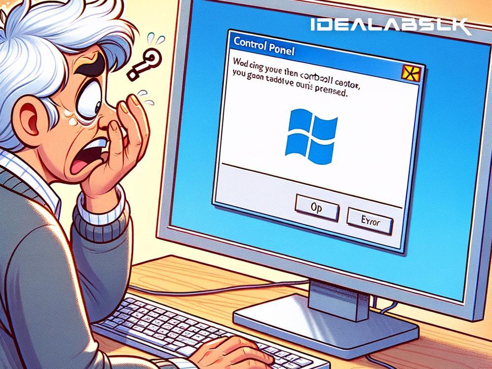 Troubleshooting 'Cannot Open Control Panel' on Windows
