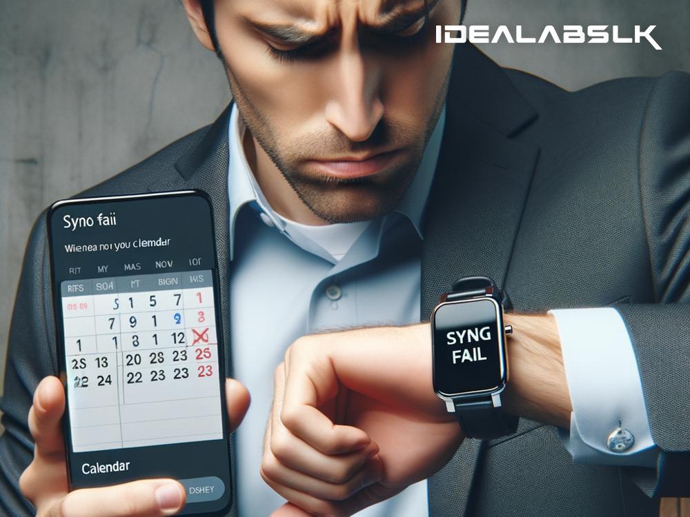 Troubleshooting 'Cannot Sync Calendar on Smartwatch'