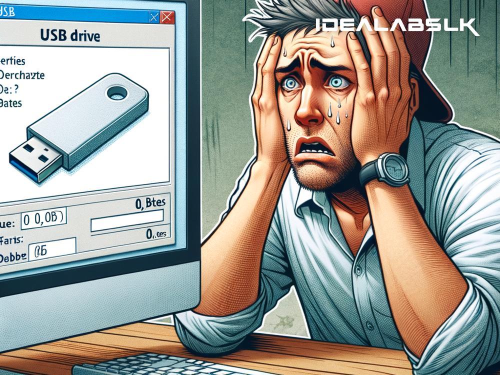 Troubleshooting 'USB Drive Shows 0 Bytes' Error